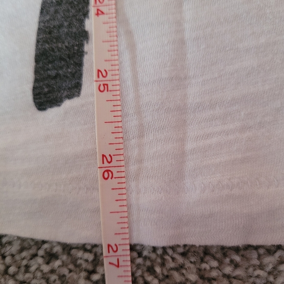 Pink Victoria's Secret T-shirt SP Short Sleeve White "Love you Love Pink" V Neck - Picture 5 of 8